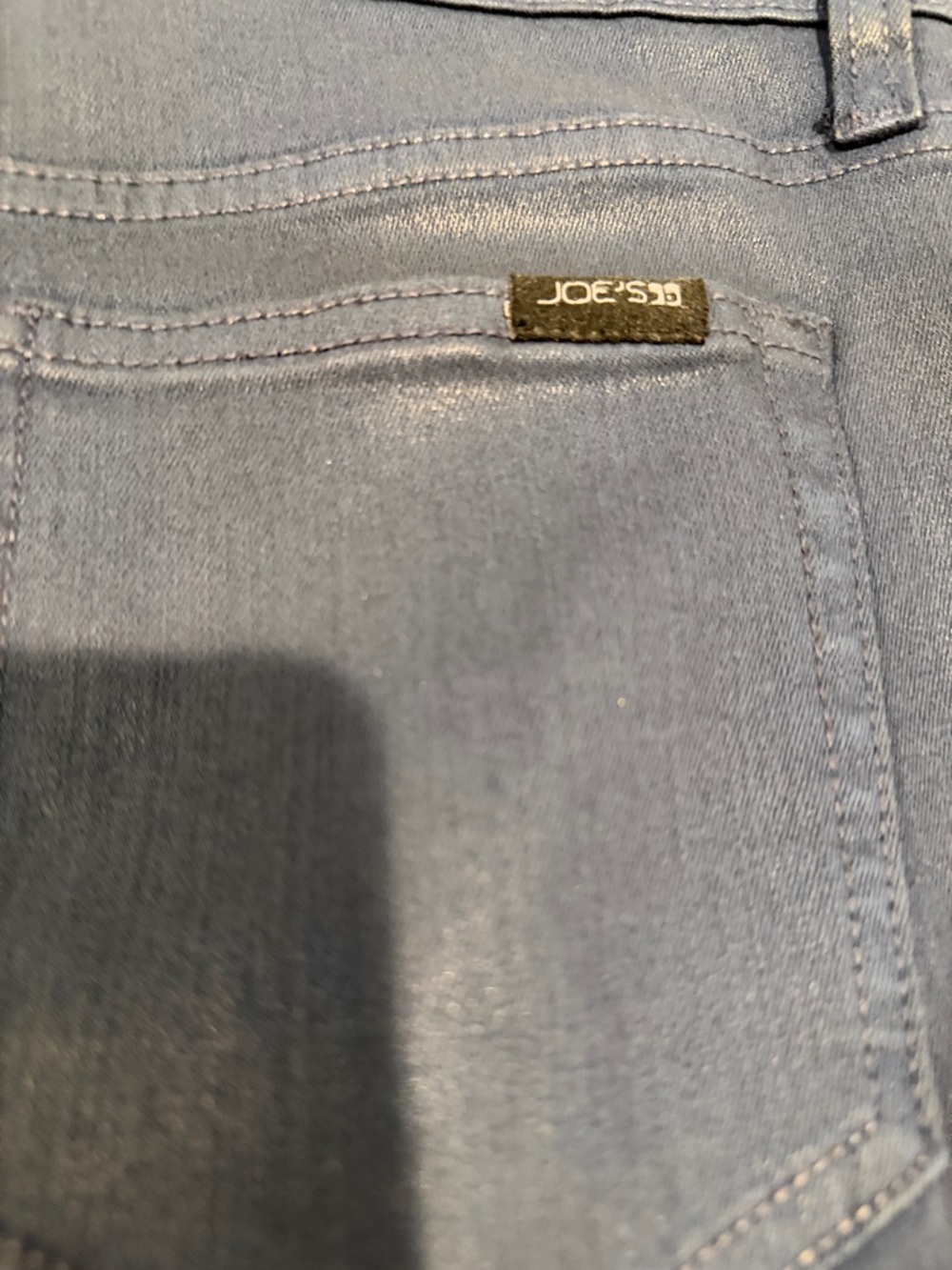 Joe's Jeans Deep Navy Coated Skinny Stretch Jeans - Picture 8 of 10